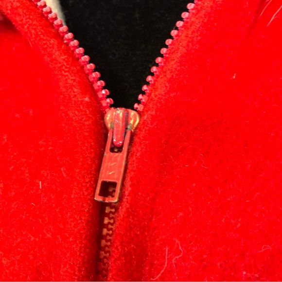 Vintage red wool coat - Picture 6 of 10